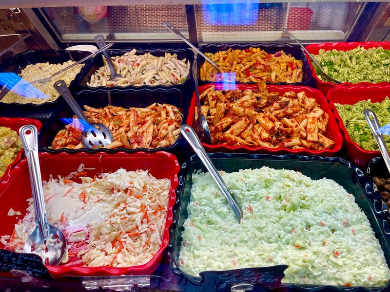 This Southern California Italian Bakery Draws Long Lines For Fresh Bread And Legendary Sandwiches - Decor Hint Warm Dishes From The Hot Bar