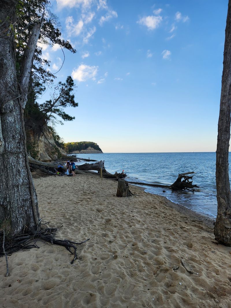 Calvert Cliffs State Park Beach, Lusby