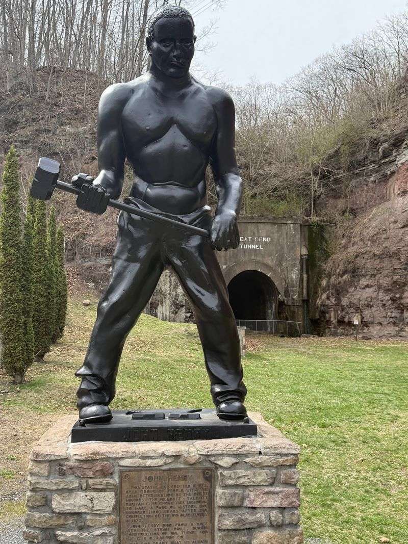 John Henry Historical Park & Statue, Talcott