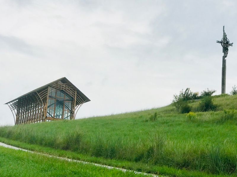 This Glass Chapel On A Nebraska Hilltop Looks Out Over The Platte River Valley - Decor Hint Finding It: Exit 432, a Gravel Road, and a Hill