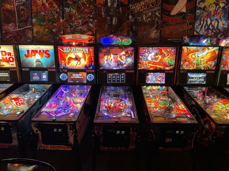 Dozens Of Pinball Machines Bring Serious Variety