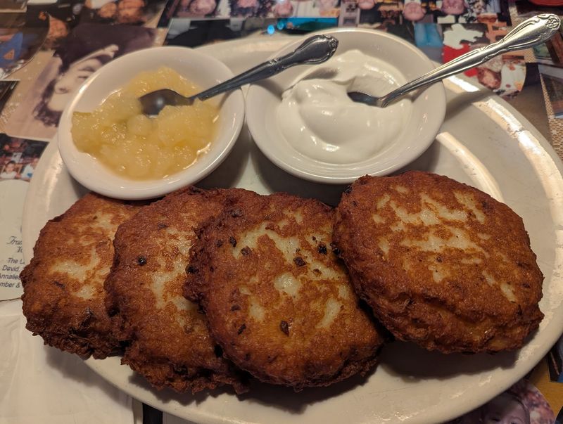 Potato Pancakes, Perogies And Herring Salad