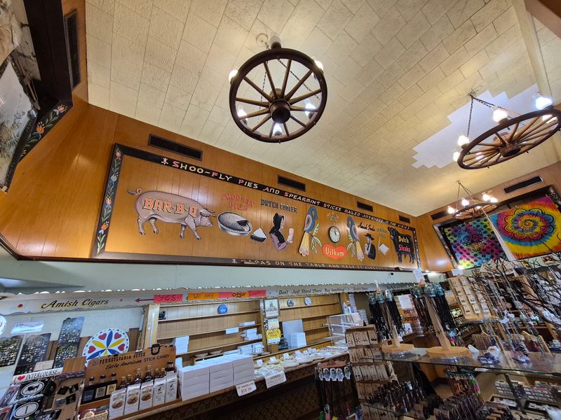 You'll Smell The Shoo-Fly Pie Before You Park At This Pennsylvania Roadside Bakery - Decor Hint Shelves Packed With Jams, Trinkets, and Keepsakes
