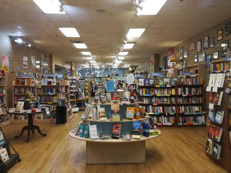 Shelves Stacked With Thousands Of Titles