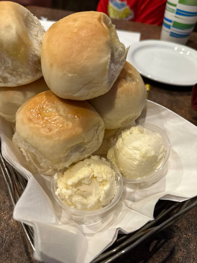 Ranchers Once Traded Cattle Here And Now This Idaho Sale Barn Serves Breakfast - Decor Hint Warm Rolls, Sweet Honey Butter