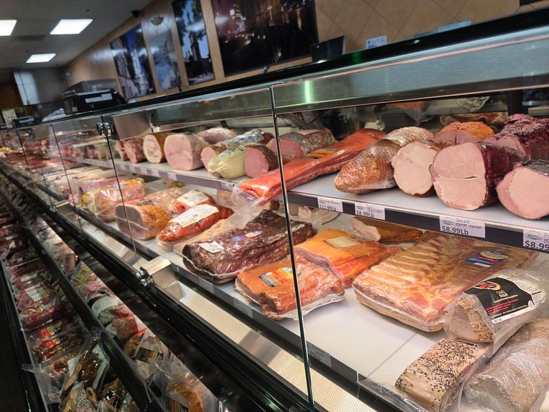 A Full Deli And Meat Counter Anchors The Store