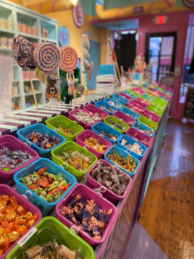 Take Your Time Exploring The Colorful Displays And Nostalgic Sweets