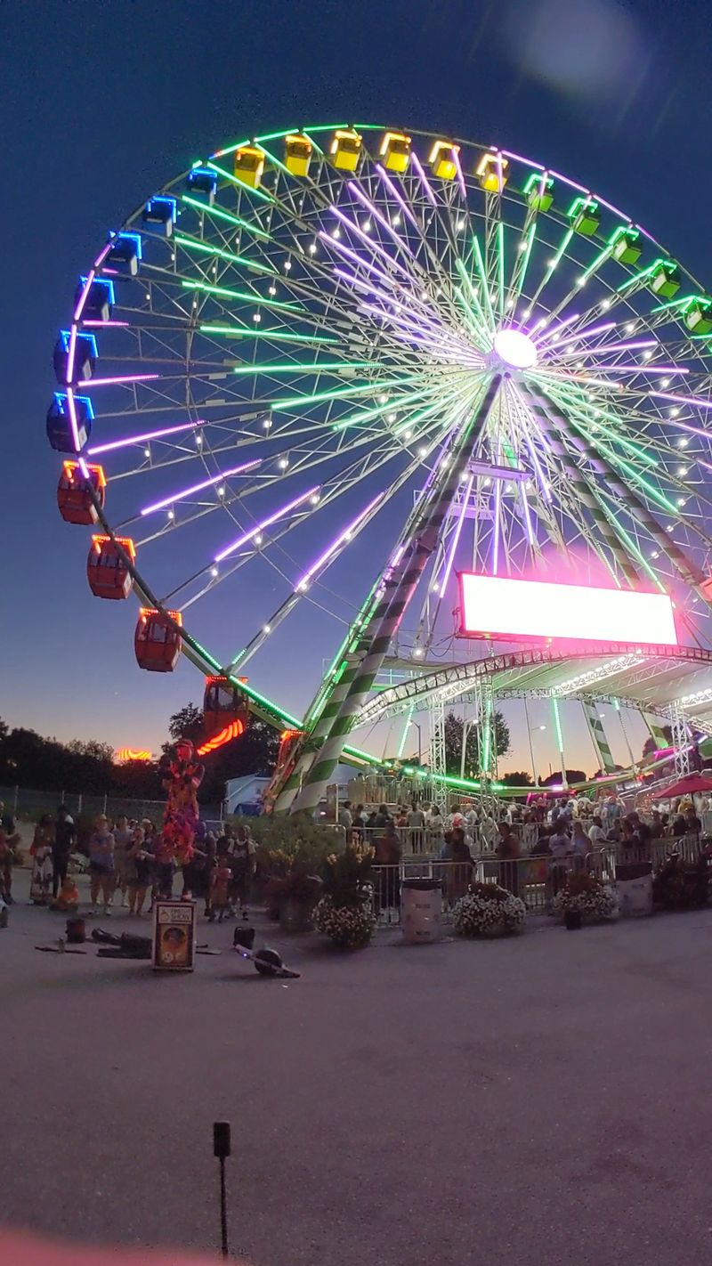 Rides Above The Fairgrounds