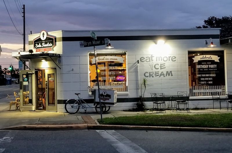 The Soda Fountain in Orlando's College Park