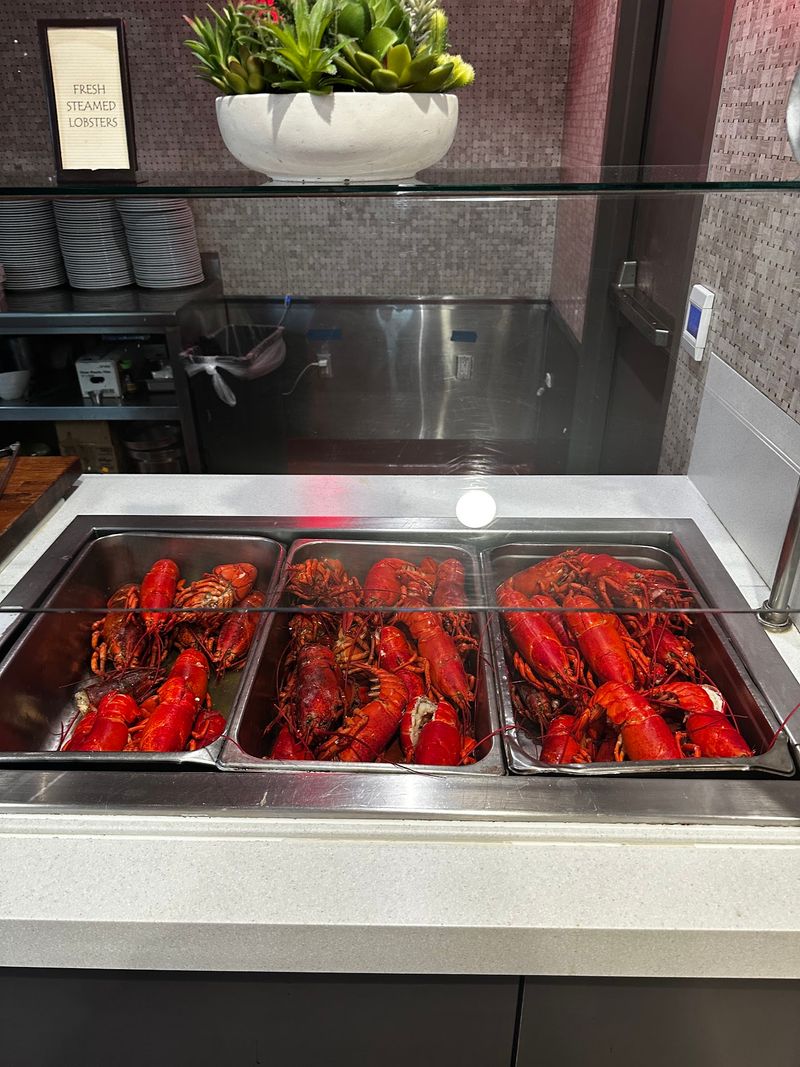 Whole Lobsters Headline The Dinner Spread