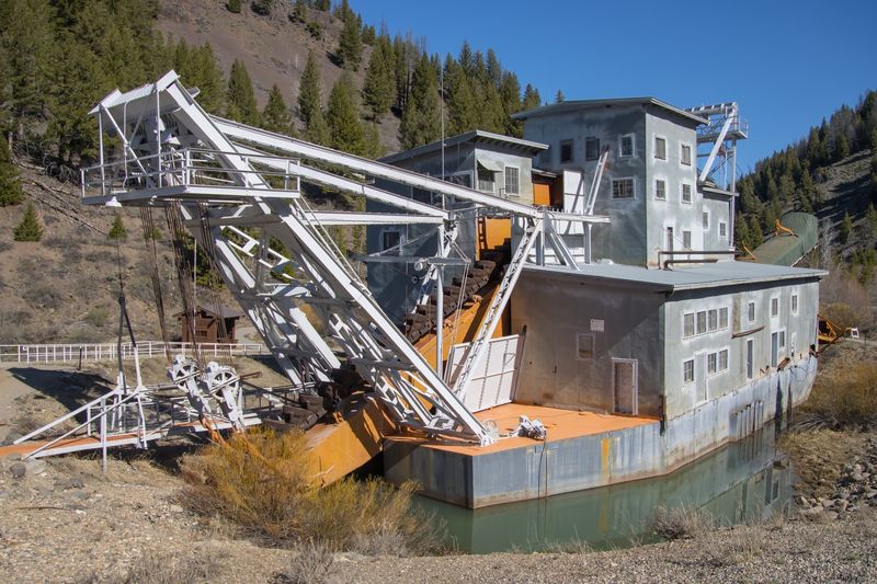 Yankee Fork Gold Dredge In Stanley