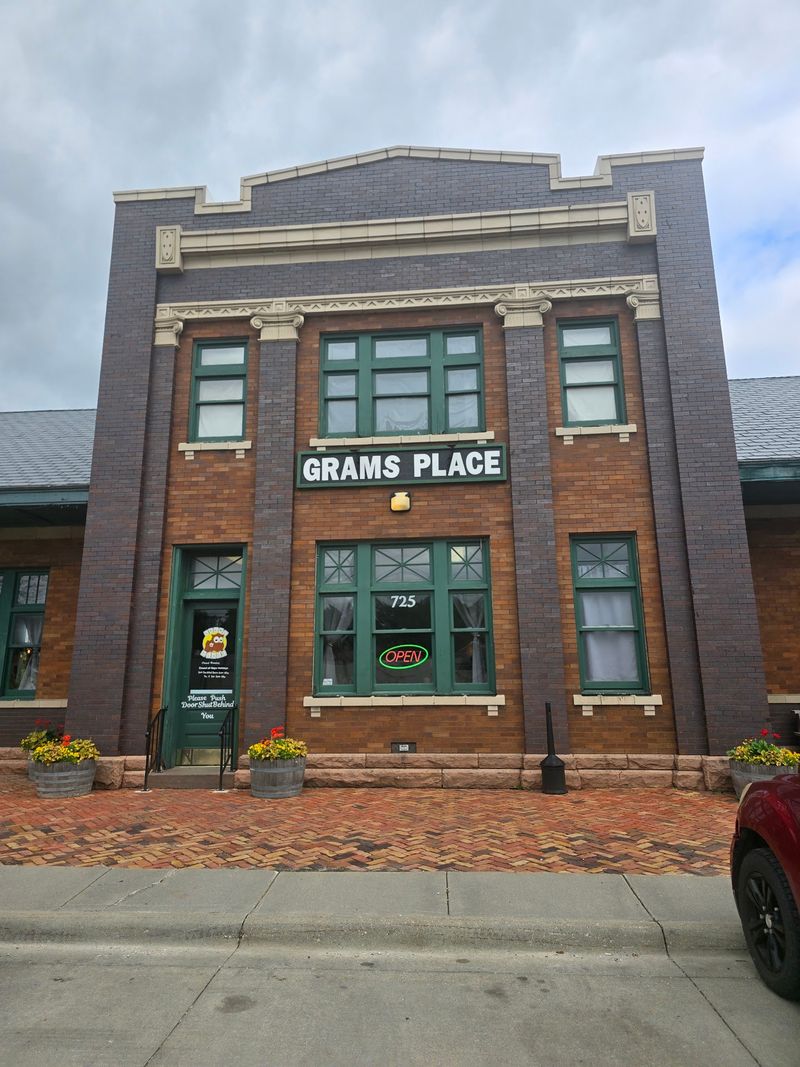 Grams Place Inside a Nebraska City Train Depot