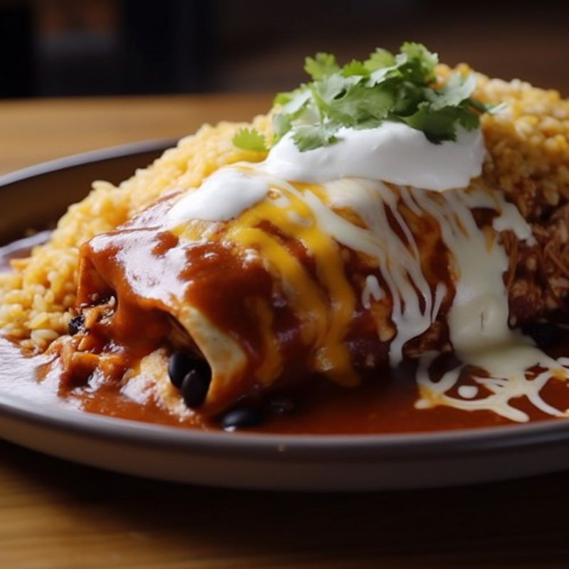 Chimichanga Patrona Wears Two Sauces Proudly