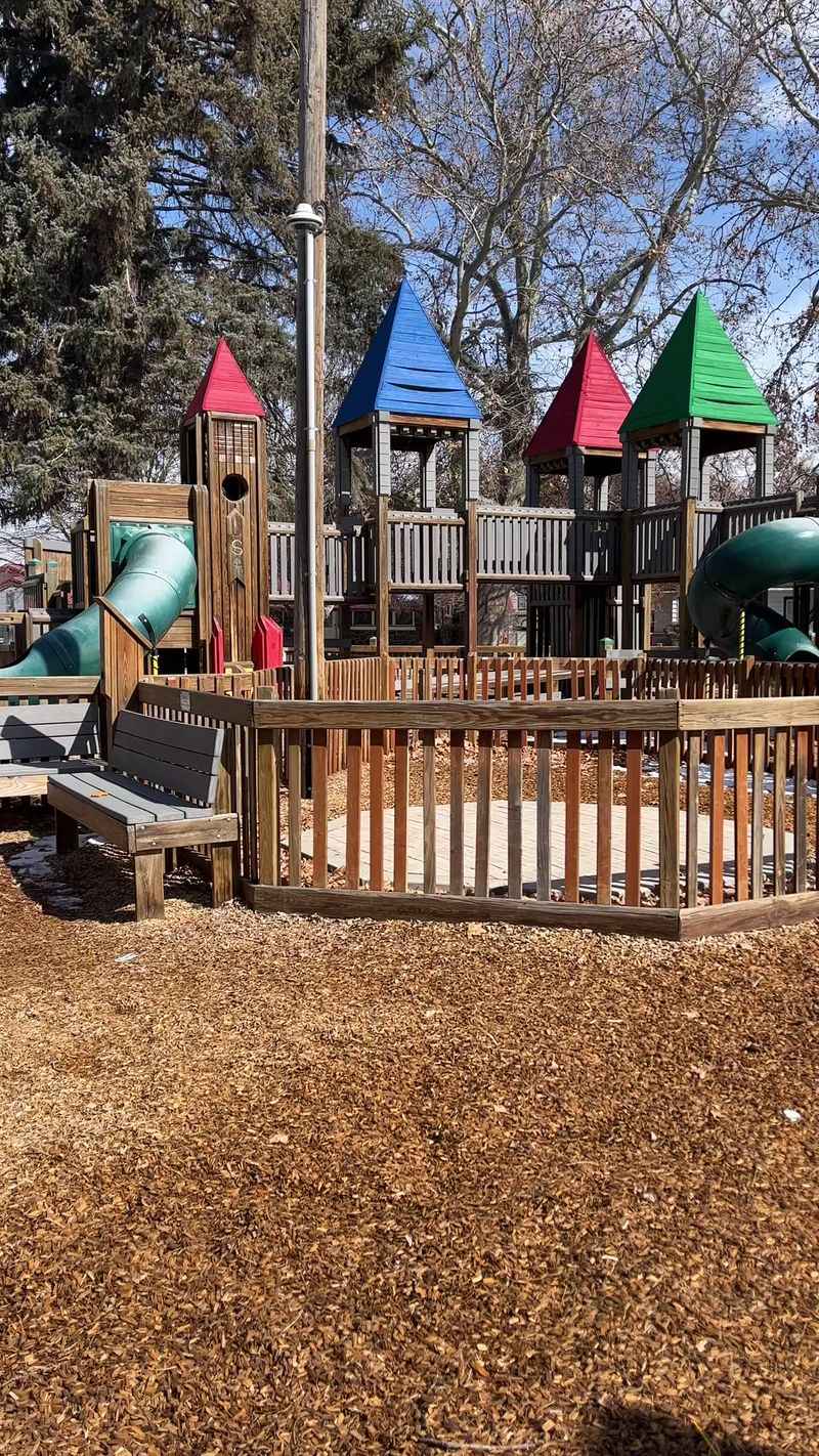 A Fenced Play Area That Keeps Kids Off the Road