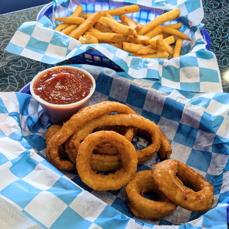 Hot Dogs, Grilled Cheese, and Onion Rings