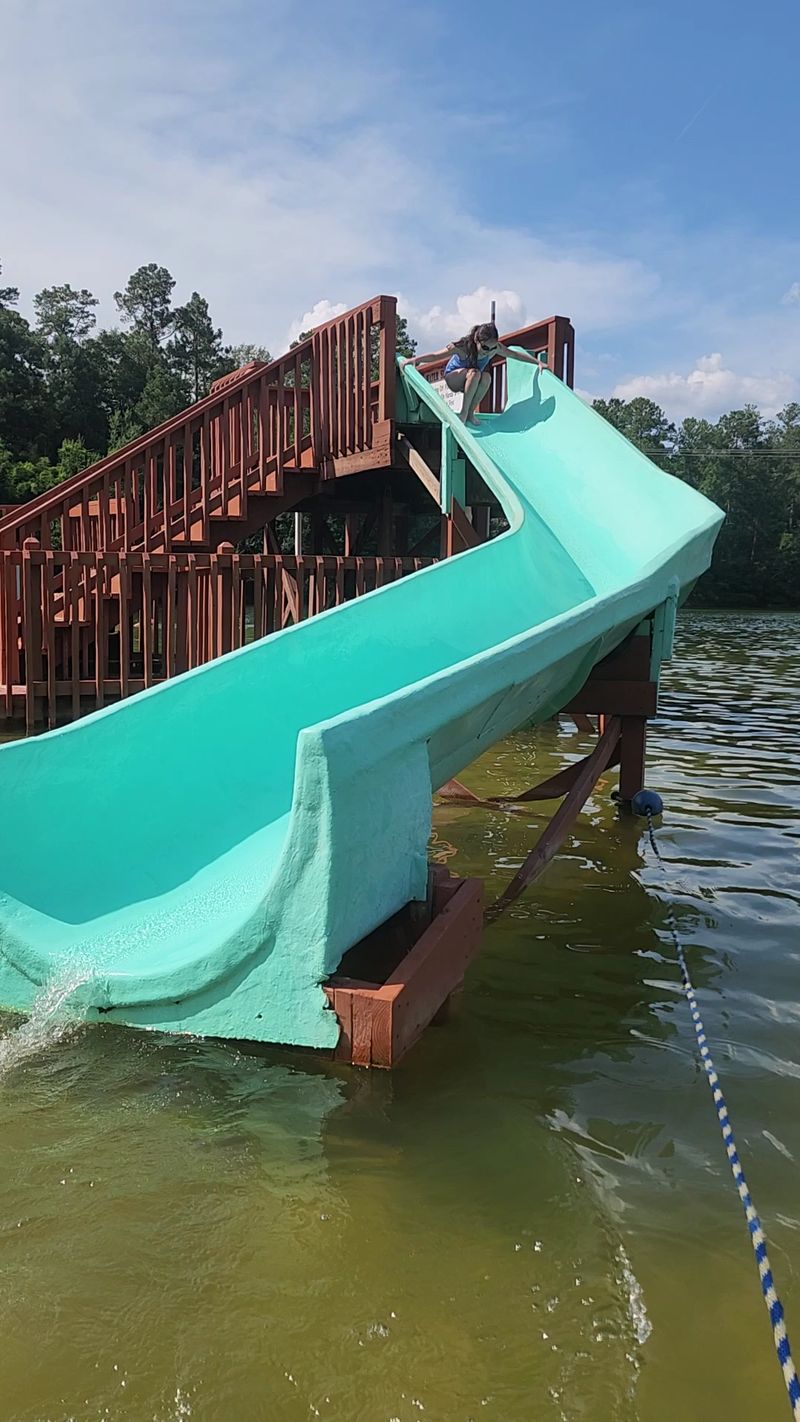 Slides That Launch You Straight Into The Lake
