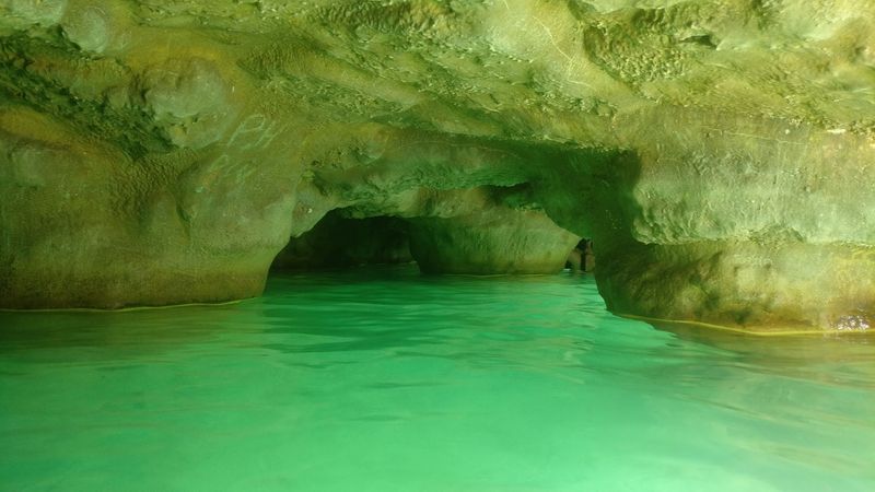 This Florida Swimming Hole Hides Inside A Former Coral Rock Quarry - Decor Hint Caves, Waterfalls, and Coral Rock Grottos