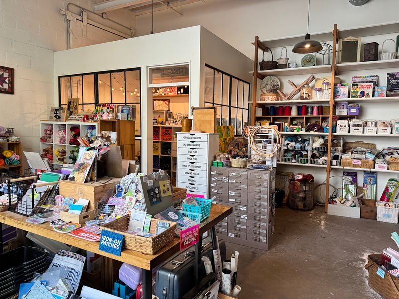 This Massachusetts Reuse Store Is A Treasure Trove Of Secondhand Craft Supplies - Decor Hint The Supply Pantry And Basement Bargain Hunts
