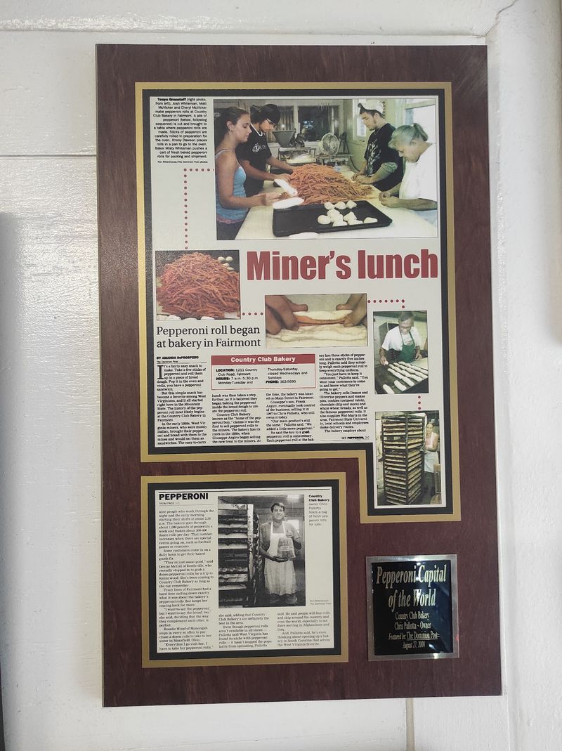 Fairmont's Edible History
