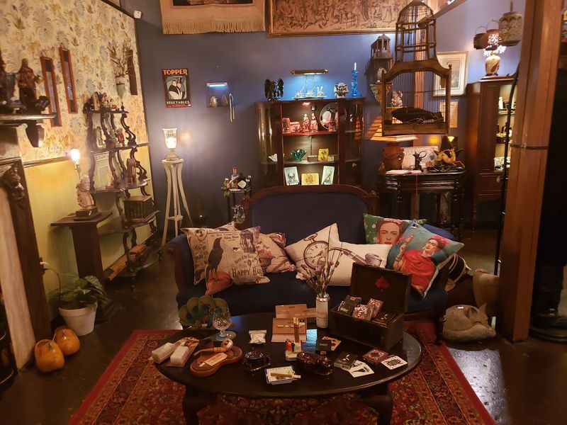 Gothic Details Give The Shop Its Dark Personality