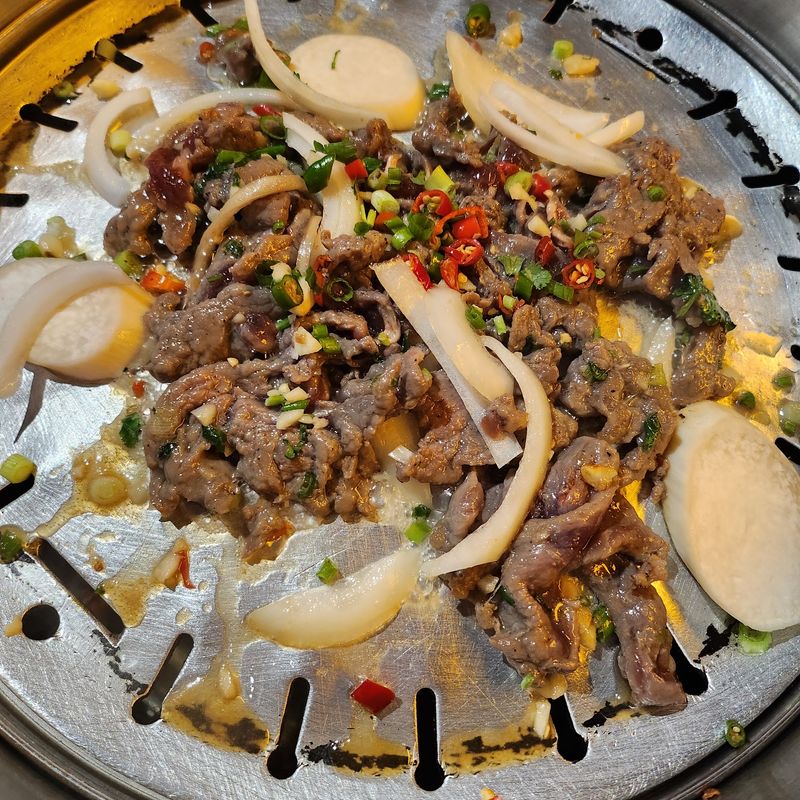 Korean BBQ Sizzles Right In Front Of You