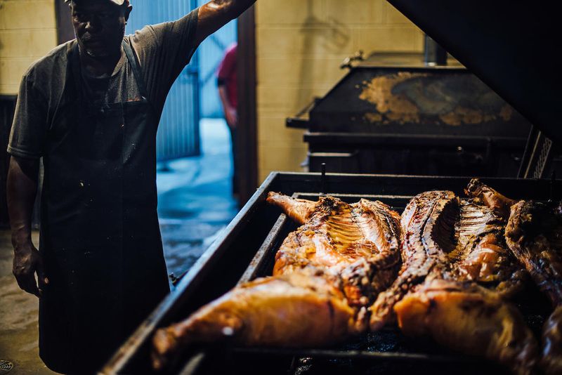 This North Carolina BBQ Joint Is In The Running For The Best Carolina-Style Barbecue In America - Decor Hint Watch For The Detached Pit House Where The Smoking Happens On-Site