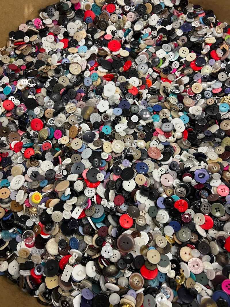 The Giant Fabric Warehouse In Minnesota That Crafters Will Love - Decor Hint Bins Of Buttons, Zippers, And Small Wonders