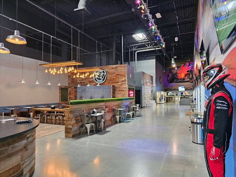 Paddock Lounge Serves Food And Drinks Right Beside The Action