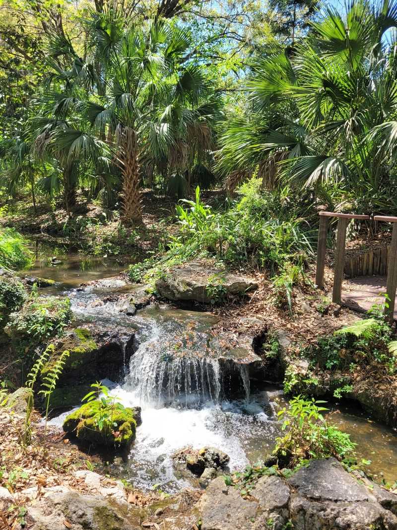 Waterfalls, Koi, and the Herb Collection