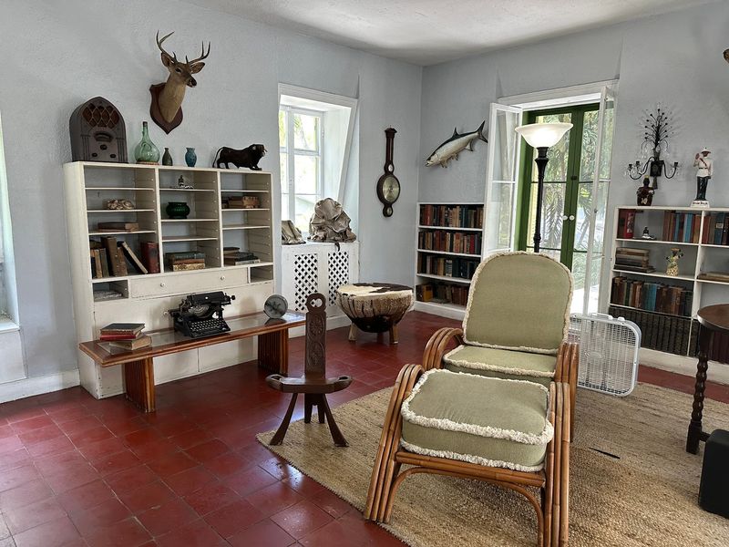 Inside the Writing Loft Above the Carriage House
