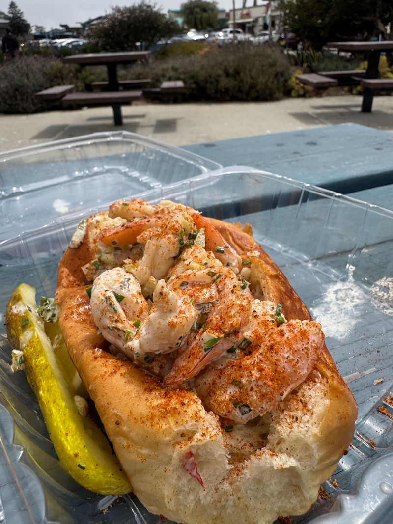 This Little California Seafood Spot Serves Warm Buttered Lobster Rolls Worth The Drive - Decor Hint It Makes A Fun Food Stop During A Central Coast Road Trip