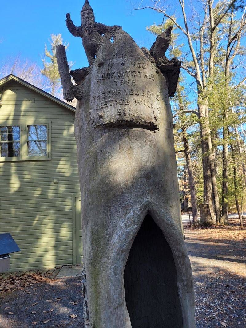 This Hauntingly Beautiful Sculpture Garden In Wisconsin Feels Like A Secret Few People Know - Decor Hint A Woodland Mood All Its Own