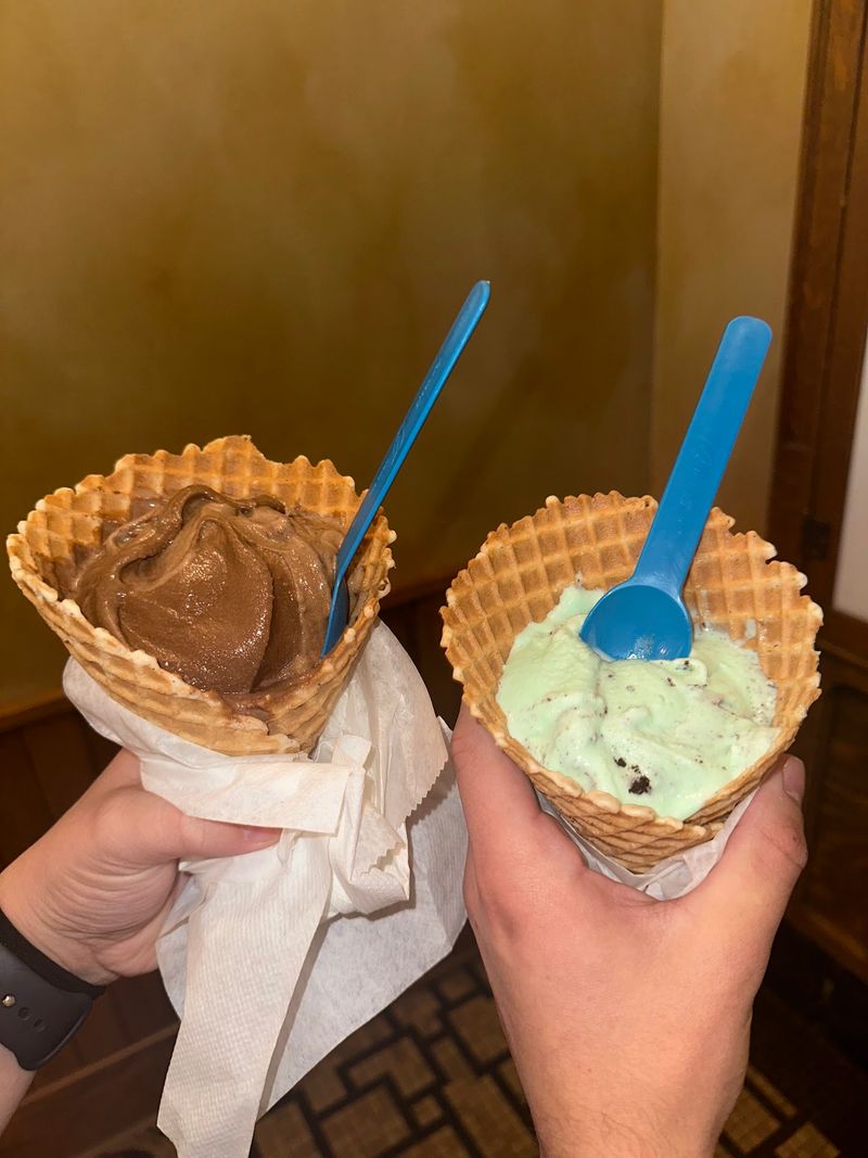 Waffle Cones Pressed in the Building