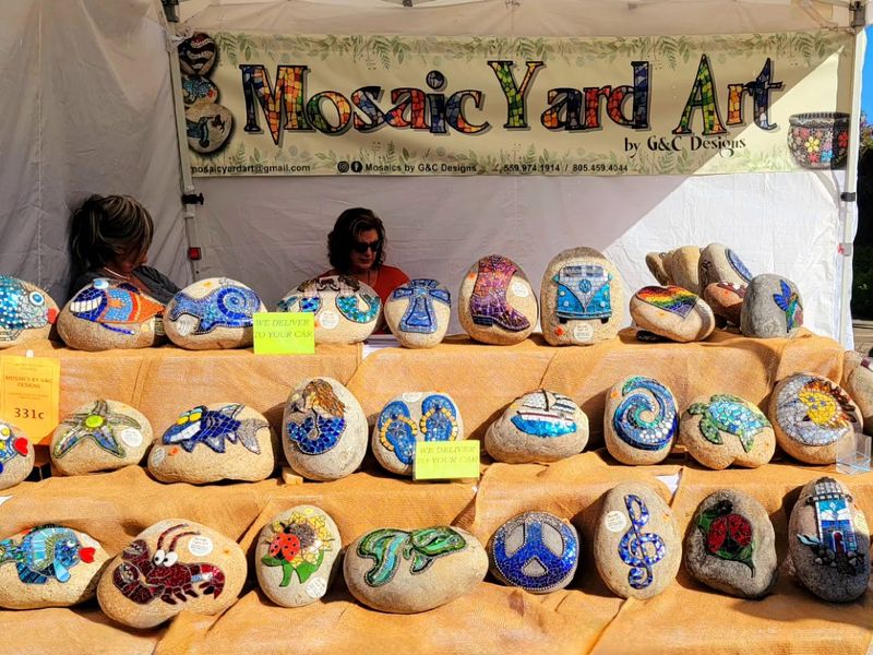 Roughly 250 Artists Set Up Shop Along The Route