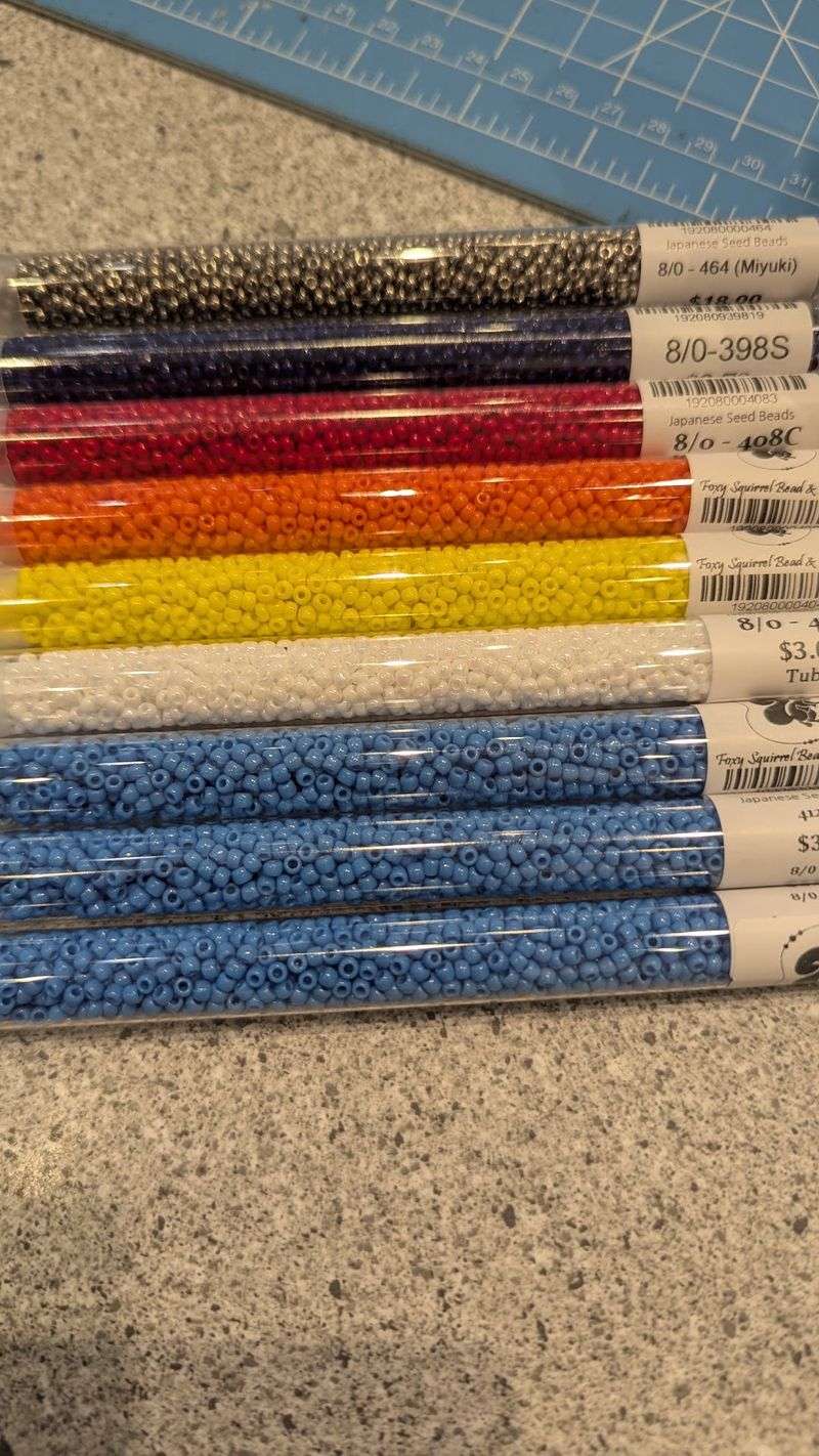 Seed Beads Sorted Down to the Number