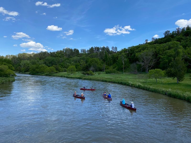 Floating the Niobrara and Pulling Ashore