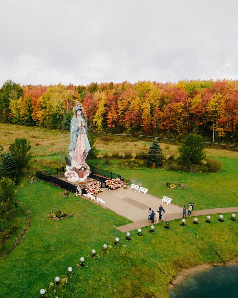 The Statue Was Built In Sections Before Rising 50 Feet