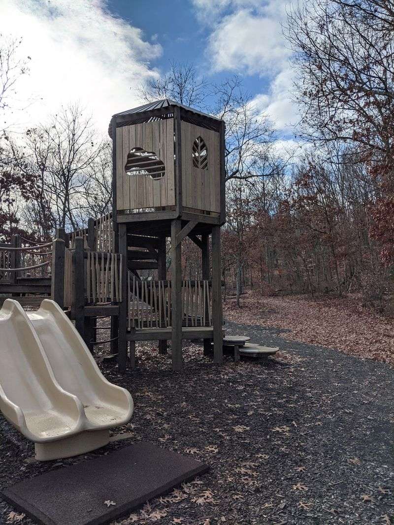 Layered Treehouse Slides Turn Playtime Into An Adventure