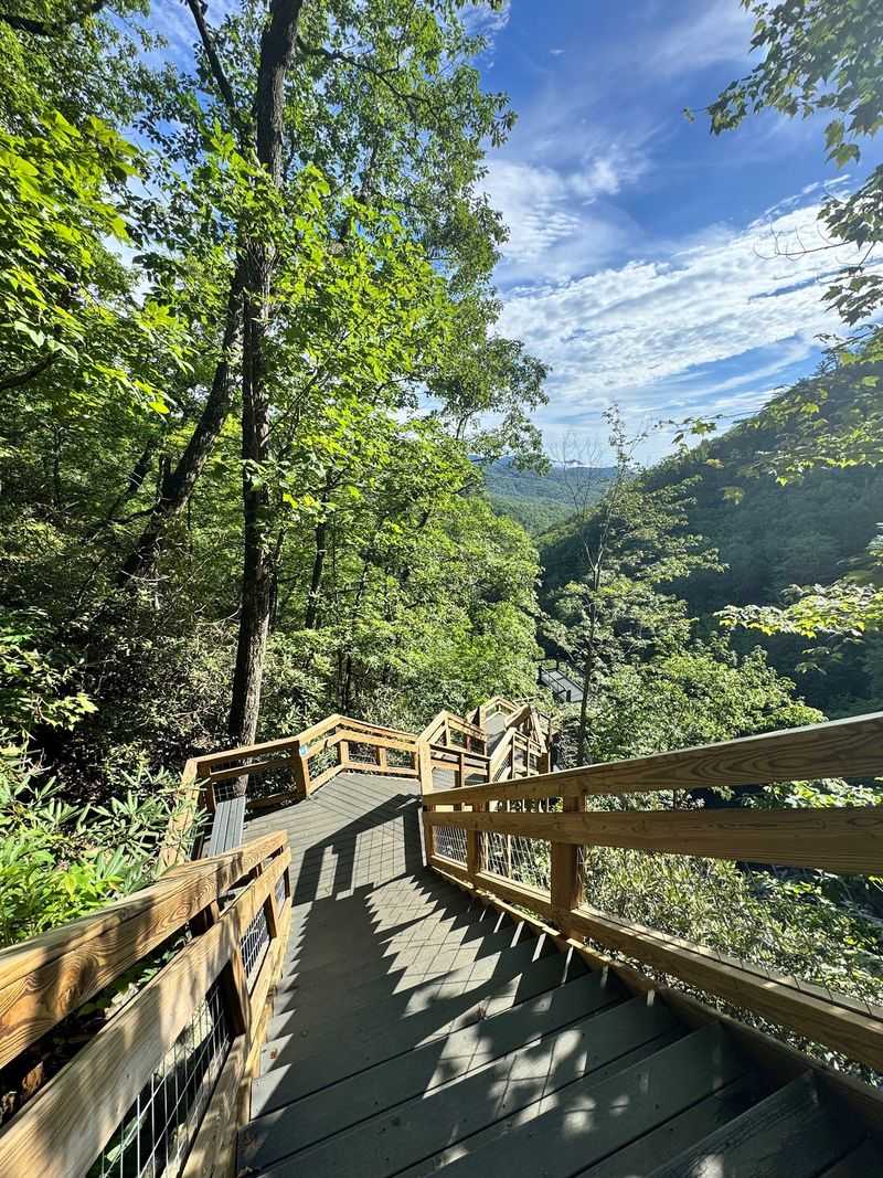 Hundreds Of Steps Lead Toward Bigger Views Of The Cascades