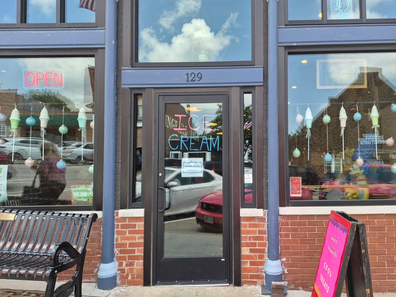 A Main Street Storefront in Springfield, Nebraska