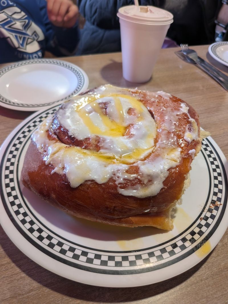Cinnamon Rolls the Size of Dinner Plates