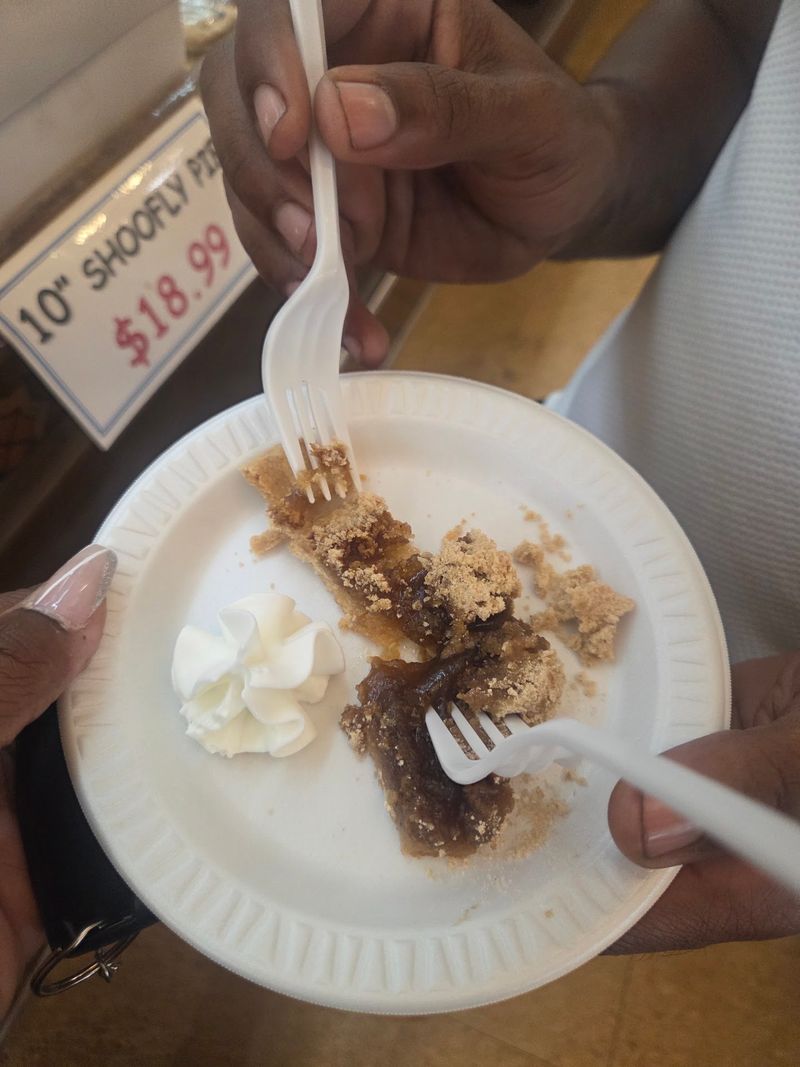 You'll Smell The Shoo-Fly Pie Before You Park At This Pennsylvania Roadside Bakery - Decor Hint A Free Taste at the Counter