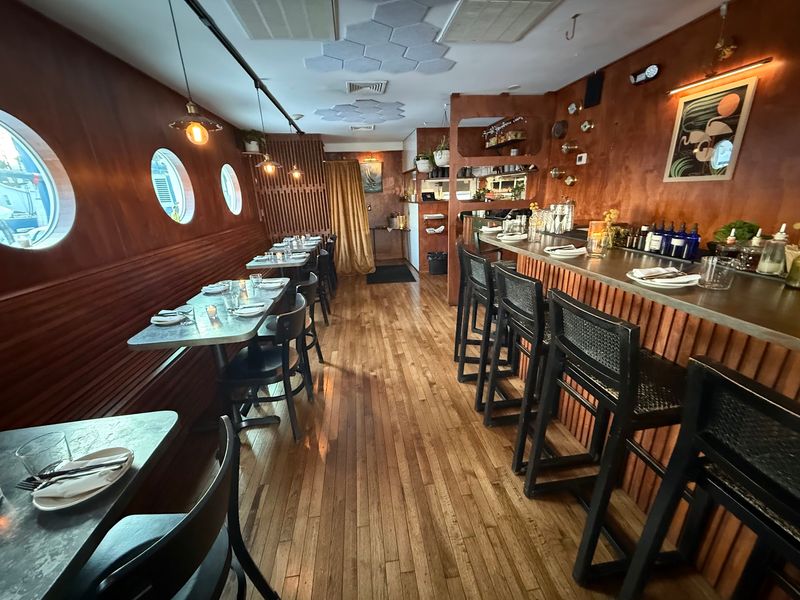 Mid-Century Style Meets Nautical Details Inside
