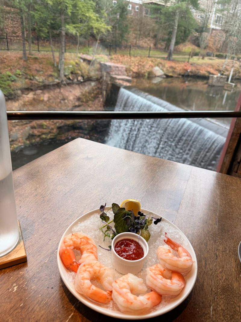 Waterfall Views Steal Attention From The Tables