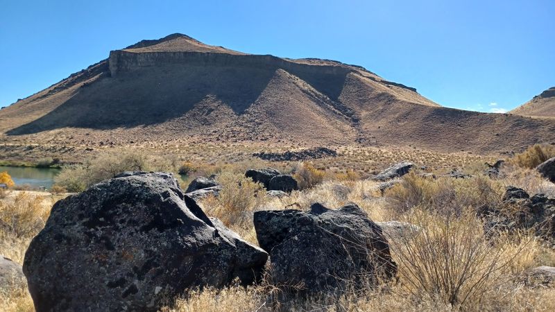 An Idaho Riverfront Trail Leads You To Ancient Petroglyphs On Volcanic Rock - Decor Hint Boulders Rolled By An Ancient Flood