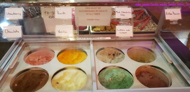 Eight Flavors Of Ice Cream And A Dessert Bar