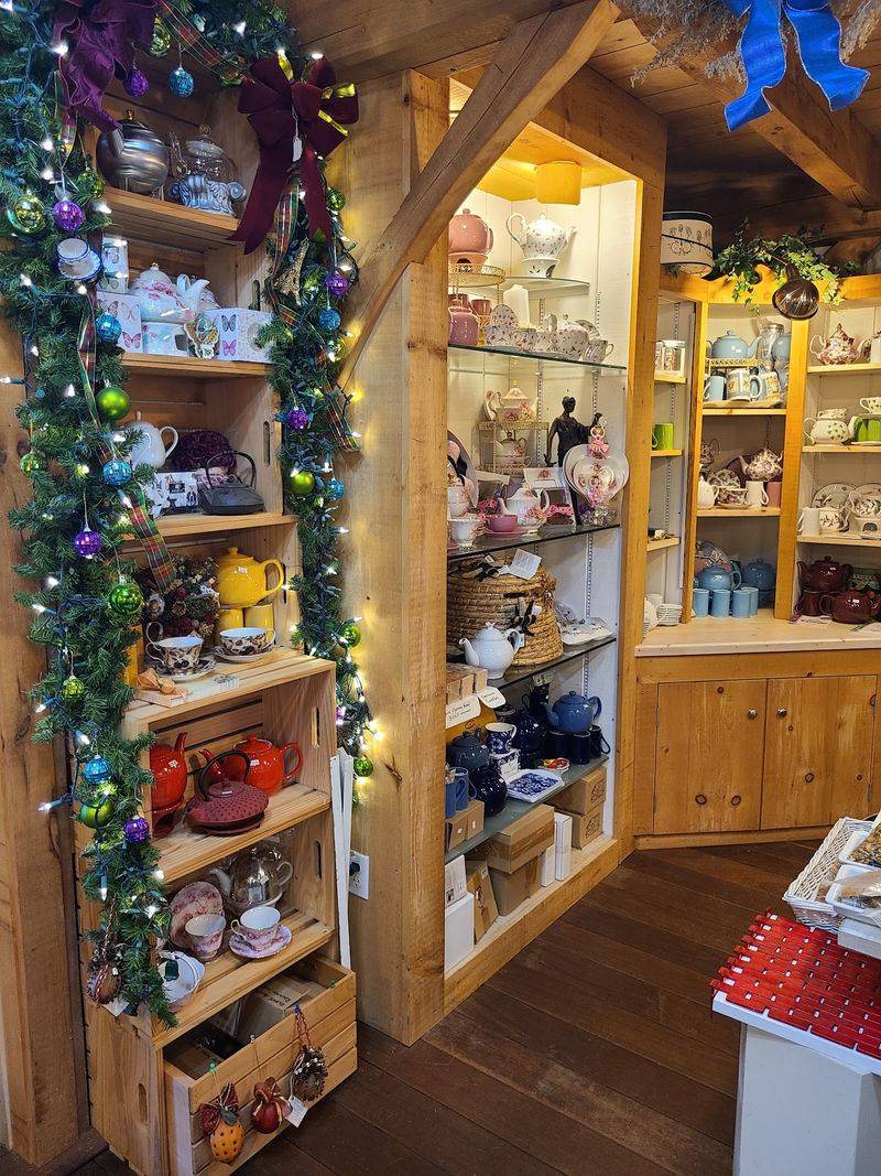 Teapots And Tea Sets Fill The Displays