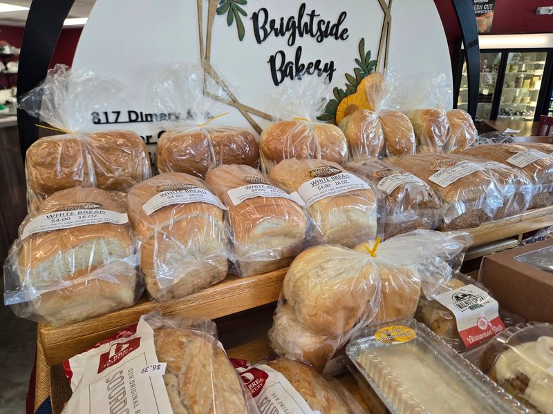 Homemade Pies and the Bright Side Bakery Shelf