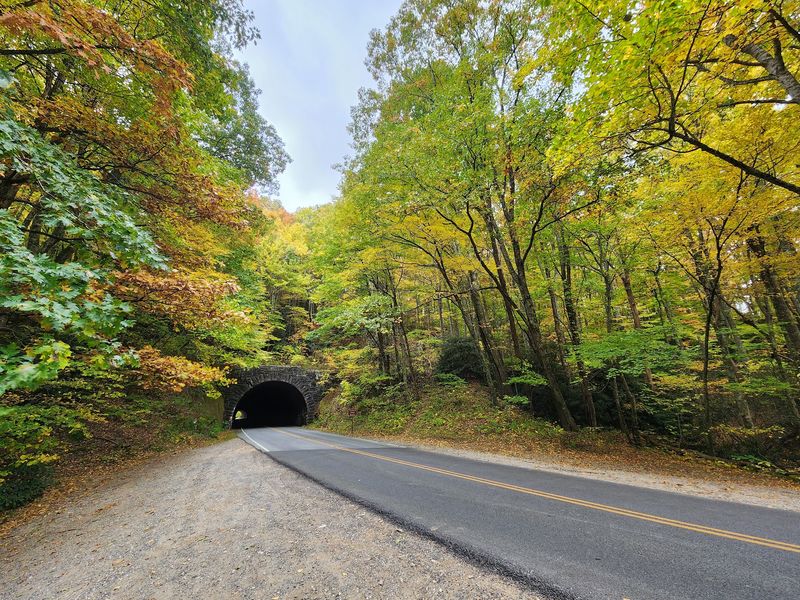 This North Carolina Tunnel Sits Along 114 Miles Of Jaw Dropping Fall Color - Decor Hint A Trail Beside The Tunnel Leads Toward The Ruins Of An Old Mountain Retreat