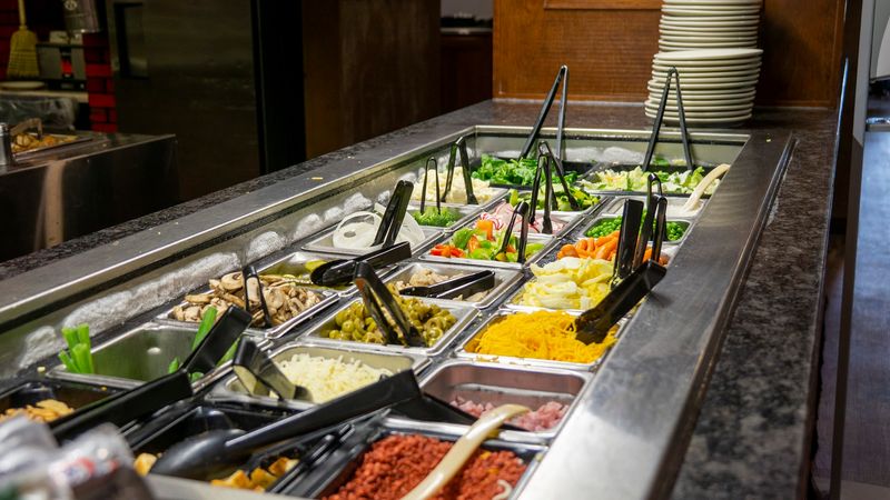 One Of The Biggest Cold Bars Around, Wet Salads Included